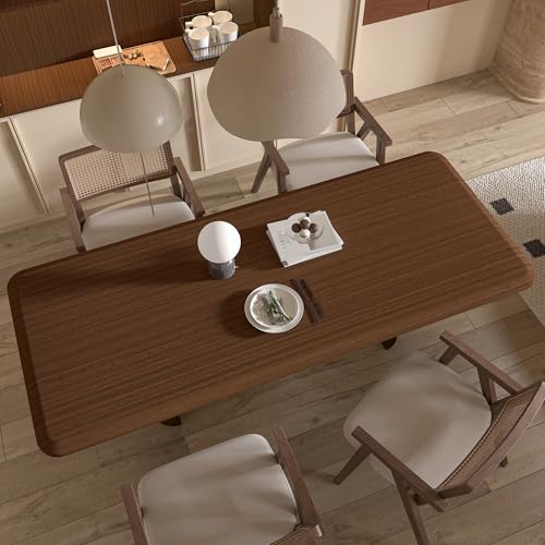 BAYYA Extra Wide Wood Grain Peel and Stick Wallpaper Brown Thick 31.5x157inch Light Walnut Contact Paper for Cabinets Self-Adhesive Waterproof Furniture Stickers Tan Wood Vinyl Wrap Counter Top Covers | Light Walnut Contact Paper for Cabinets Self-Adhesiv