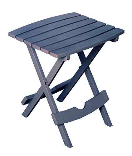 Adams Quik-Fold® Side Table - Bluestone - color: Bluestone