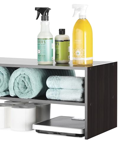 Whitmor Wood Stackable 2-Shelf Shoe Rack, 24 INCH, Espresso，2 Pack - color: Espresso, size: 24 INCH X2