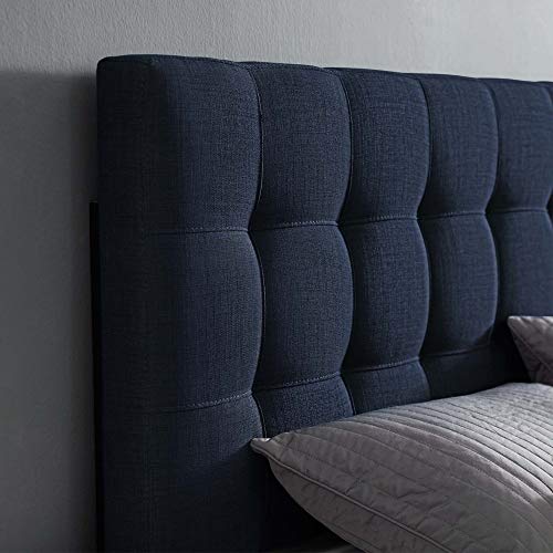 Ergode Lily Queen Linen Fabric Tufted Headboard - Elegant Bedroom Upgrade