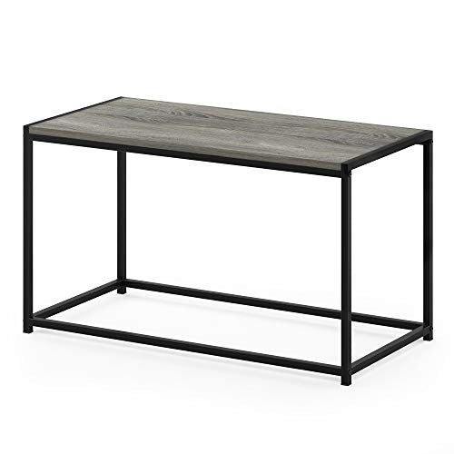 FURINNO Camnus Modern Living Coffee Table, French Oak Grey - color: French Oak Grey, size: Rectangular, 30"W