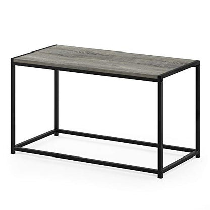 FURINNO Camnus Modern Living Coffee Table, French Oak Grey - color: French Oak Grey, size: Rectangular, 30"W