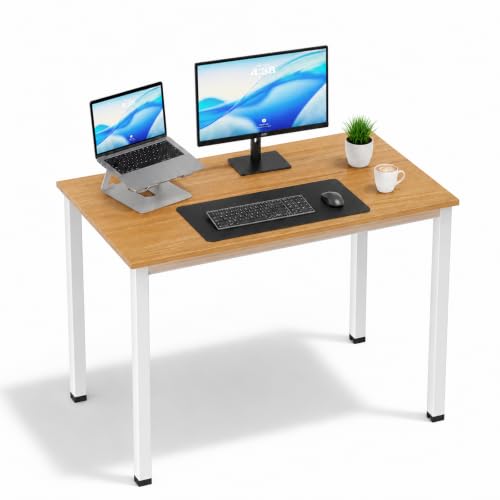Computer Desk for Small Space,Modern Simple Laptop Desk,Computer Table Study Writing Desk for Home Office,Dining Room,Living Room (Natural Oak, 39.37 * 23.62in) - color: Natural Oak, size: 40in