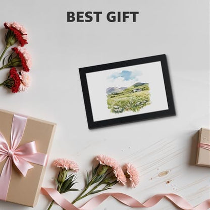 Giftgarden 4x6 Picture Frame Black Set of 3, Thin Photo Frames 4 by 6 for Wall and Tabletop Display - color: Black*3, size: 4x6