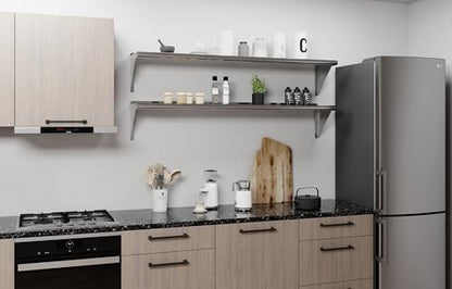 AmGood 60" Long X 12" Deep Stainless Steel Wall Shelf | NSF Certified | Appliance & Equipment Metal Shelving | Kitchen, Restaurant, Garage, Laundry, Utility Room - size: 60" Long X 12" Deep