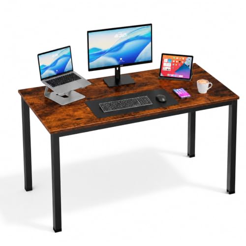 Computer Desk for Small Space,Modern Simple Laptop Desk,Computer Table Study Writing Desk for Home Office,Dining Room,Living Room (Brown, 47.24 * 23.62in) - color: Brown, size: 47in