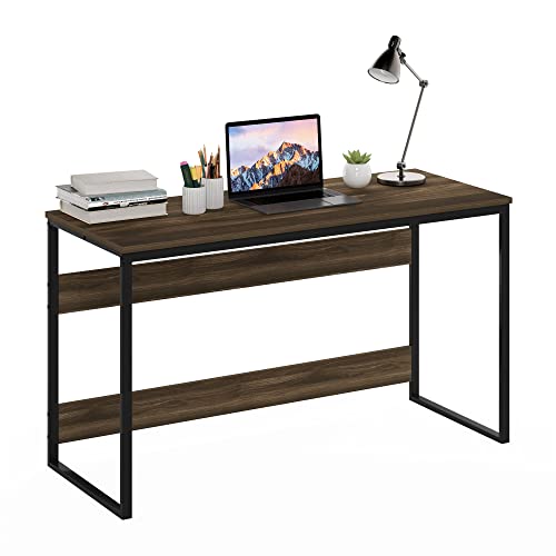 Furinno Moretti Modern Lifestyle Enhanced Study Desk 52 Inch, 52-Inch, Columbia Walnut - color: Columbia Walnut, size: 52 inches