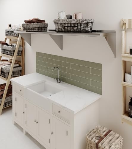 AmGood 14 in. x 72 in. Stainless Steel Wall Shelf | NSF | Metal Shelving | Garage, Laundry, Storage, Utility Room | Restaurant, Commercial Kitchen - size: 14 in. x 72 in.