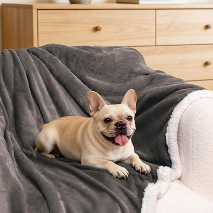 BEAUTEX Sherpa Fleece Throw Blankets Soft Fluffy Flannel Plush Cozy | Fuzzy Coffee Cuddle Blanket for Couch, Bed, Sofa, Adults (50" x 60", Coffee) - color: Coffee, size: Throw-50"x60"