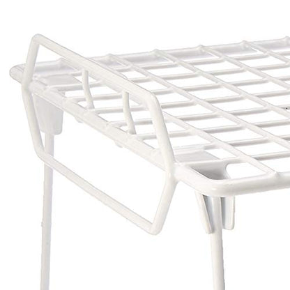 Whitmor Wire Grid Stacking Utility Shelf - size: 1-TIER, 10"L x 16"W x 8"H