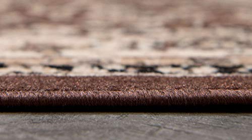 Unique Loom Sialk Hill Collection Area Rug - Washington (2' 2" x 3' 1" Rectangle, Brown/ Black) - color: Brown/Black, size: 2'2" x 3'1" (Rectangular)