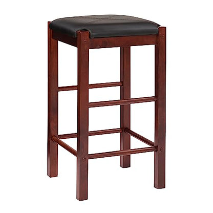 Linon Brown 3-Piece Table Faux Marble Tavern Set, 42" w x 22.25" d x 36" h - color: Brown
