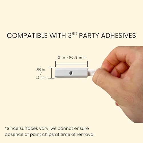 The 8.2FT/2.5M Modular Channel Assembly Kit for The Concealment of LED Strip Lighting Surface Mounted Cove Light Baseboard Uplight Wall Washer Lighting Decor - size: Covers 8 ft