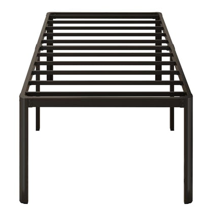 Yicensen 20 Inch Twin Bed Frames Rounded Corner Legs Heavy Duty Platform Twin Metal Bed Frame for Kids, Easy Assembly, Noise Free, No Box Spring Needed, Black. - size: Twin, style: 20 Inch