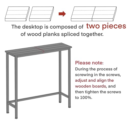 Narrow Console Table, 29.5" Small Entryway Table, Thin Hallway Tables, Slim Sofa Side Tables for Hallway, Living Room, Bedroom, Foyer, Marbleized Grey - color: Marbleized Grey