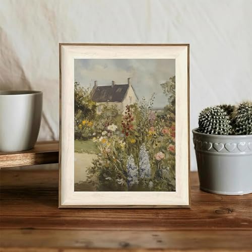 Landscape Print Floral Garden Antique Botanical Posters 16x12 Inch UnFramed Vintage Floral Garden Print for Living Room Bedroom and Office With Vintage Nature Style and Antique Botanical Details - color: ViewArt-2 UnFramed, size: 16"L x 12"W