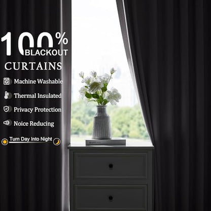 Linen Blackout Curtains 36 Inch Long 2 Panels with Back Tab Pink | Thermal Insulated, Room Darkening, Noise Reducing, Suitable for Bedroom, Living Room, Kitchen, Linen Textured, Rod Pocket - color: Pink, size: 50"W x 36"L (Pack of 2)