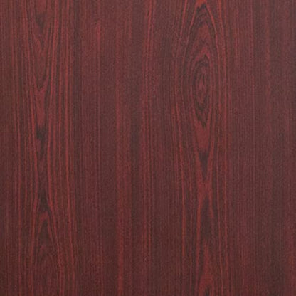 EMMA + OLIVER 5-Foot Mahogany Melamine Laminate Folding Training/Seminar Table - Event Table