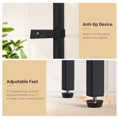 ELYKEN 39.4'' Narrow Console Table with Outlet, Sofa Table Behind Couch | Skinny Entryway Tables with Charging Station for Living Room, Hallway, 5.9 x 39.4 x 29.5in, Black - color: Black, size: 5.9"DX39.4"WX29.5"H