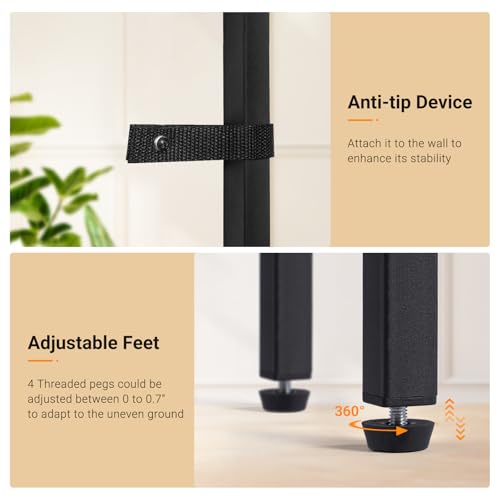 ELYKEN 78.8'' Narrow Console Table with Outlet, Sofa Table Behind Couch | Skinny Entryway Tables with Charging Station for Living Room, Hallway, 5.9 x 78.8 x 29.5in, Black - color: Black, size: 5.9"DX78.8"WX29.5"H