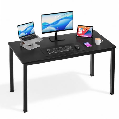 Computer Desk for Small Space,Modern Simple Laptop Desk,Computer Table Study Writing Desk for Home Office,Dining Room,Living Room (Black, 47.24 * 23.62 * 29.52in) - color: Black, size: 47in
