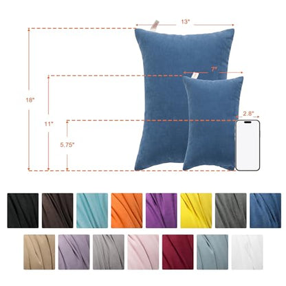 NTBAY Toddler Pillows, Set of 2, 13"x18", Dark Brown | Soft Microfiber Toddler Pillows with Down-Alternative Fill, 2 Pack 13 x 18 Inch Pillows for Beds, Daycare, and Travel - color: Dark Brown, size: 13"x18"