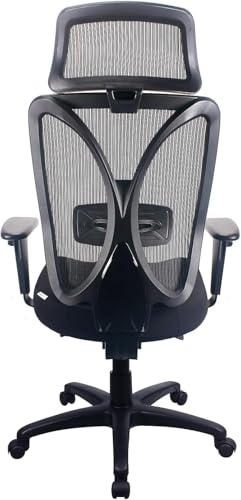 Tempur-Pedic TP6450 Mesh Office Desk Chair, Ergonomic High Back Computer Chair with Adjustable Arms, Lumbar Support and Swivel Tilt, Black - color: Black