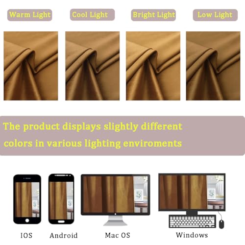 Timeper Gold Brown Velvet Curtains 120 inches 2 Panels, Light Blocking Curtains for Bedroom Living Room Thermal Insulated Luxury Super Soft Window Drapes,Back Tab & Rod Pocket,W52 x L120 inches - color: Gold Brown, size: 52"W x 120"L (Pack of 2)