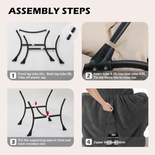 Lazy Chair with Folding Ottoman,Leisure Sofa Chair,Soft Fabric Armchair with Armrests and Side Pockets, Reading Chair with Footrest for Living Room, Bedroom, Office (Plush Dark Grey) - color: Plush Dark Grey