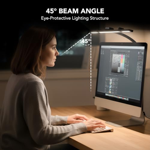 LED Desk Lamp for Home Office with Base, 28.2" Adjustable Gooseneck Swing Arm Ultra Bright Desk Light, Dimmable Architect Table lamp for Desktop Computer Light, Reading, Study, Workbench - color: Black