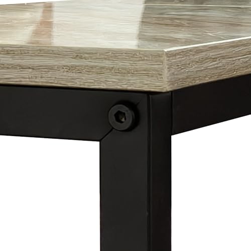 Narrow Console Table, 29.5" Small Entryway Table, Thin Hallway Tables, Slim Sofa Side Tables for Hallway, Living Room, Bedroom, Foyer, Marbleized Grey - color: Marbleized Grey