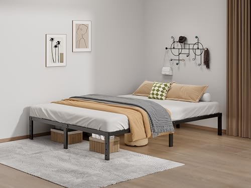 LUMUNANCE Metal Bed Frame Full Size - 12 Inch Heavy-Duty Full Platform Bed Frame No Box Spring Needed, Easy Assembly, Noise-Free, Sturdy Mattress Foundation, Underbed Storage Space - size: Full, style: 12 Inch