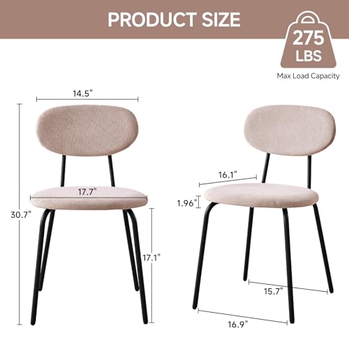 Stackable Guest Chairs Set of 12, Upholstered Waiting Room Chairs with Metal Legs for Reception, Breakroom, School, Meeting, Office - color: Khaki, size: Set of 12