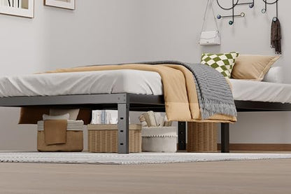 LUMUNANCE Metal Bed Frame Twin Size - 12 Inch Heavy-Duty Twin Platform Bed Frame No Box Spring Needed, Easy Assembly, Noise-Free, Sturdy Mattress Foundation, Underbed Storage Space - size: Twin, style: 12 Inch