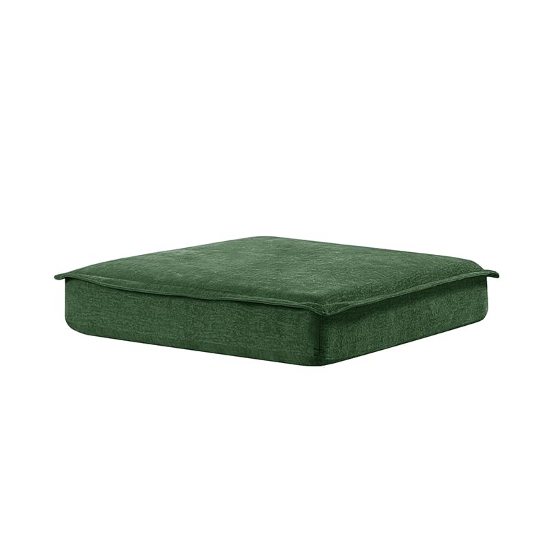 HULALA HOME Seat Cushion Cover for Sectional Sofa Couch, Green（Cushion is not Included） - color: Green, size: Seat Cushion Cover