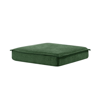 HULALA HOME Seat Cushion Cover for Sectional Sofa Couch, Green（Cushion is not Included） - color: Green, size: Seat Cushion Cover