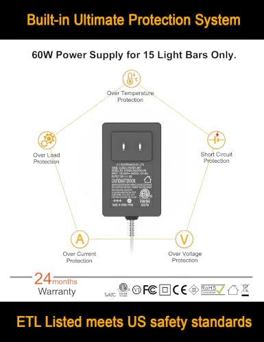 EBD Under Cabinet Lighting Plug in 3 Pcs 12 Inch, Dimmable No Messy Wires Built-in Adjustable Cable LED Light Bar 6500K 1350LM for Kitchen Home Office, Memory for Smart Plug, 2 Pcs Extension Cables - size: 3-Pack 2 Cables