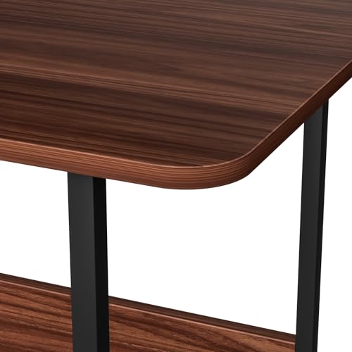 Computer Desk,Home Office Writing Study Desk with Storage Shelf Makeup Dressing Table Simple Study Desk for Home Office Bedroom 47 Inch