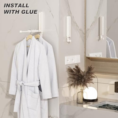 Over The Door Collapsible Drying Rack - Portable & Foldable, Indoor Small Hanging Clothes Drying Rack, White - color: White