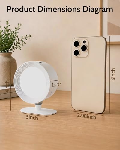 LED Wall Mounted Lights, Rechargeable Wall Sconces, 3 Color Temps, Remote & Touch, 360° Rotating and Dimmable for Bedroom, Bedside & Reading (White, 2 Pack) - color: White