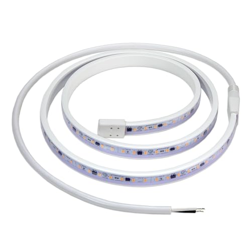 Maxxima 48 in. Hardwired LED Under Cabinet Strip Light, 1840 Lumens, 3000K | Warm White, Kitchen and Living Room 120V White Cove Lighting, No Power Supply Needed - size: 48 Inch