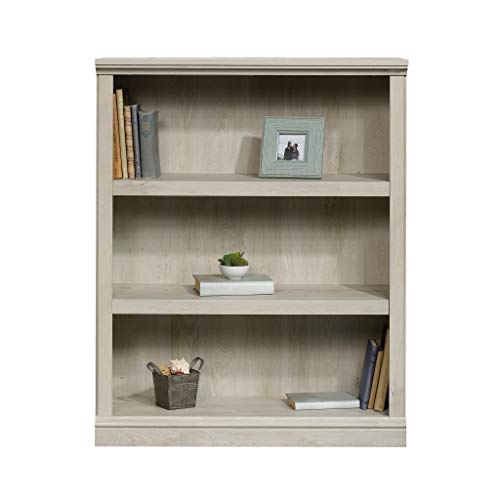 Sauder Miscellaneous Storage 3-Shelf Bookcase/ book shelf, Chalked Chestnut finish - color: Chalked Chestnut Finish