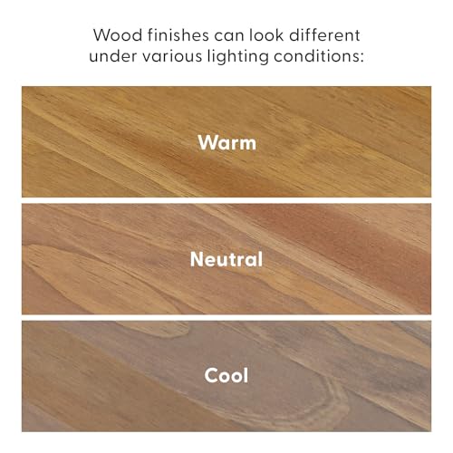 Plank+Beam Modern Console Table, 46 Inch, Pecan | Non-Toxic Finishes, Versatile Design, Modern Design, Easy Assembly, Modern Style, Quick Setup, Solid Wood - color: Pecan, size: 46 Inch