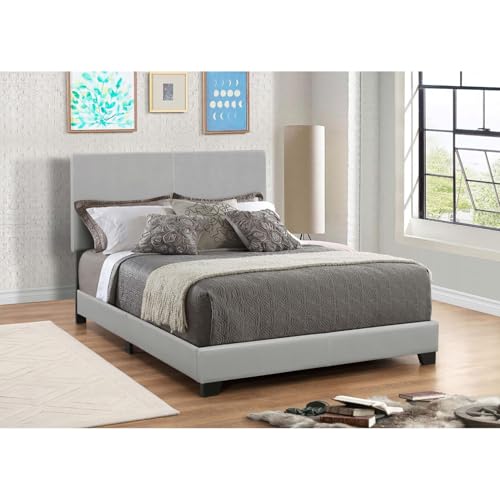 Grey Upholstered Bed Frame