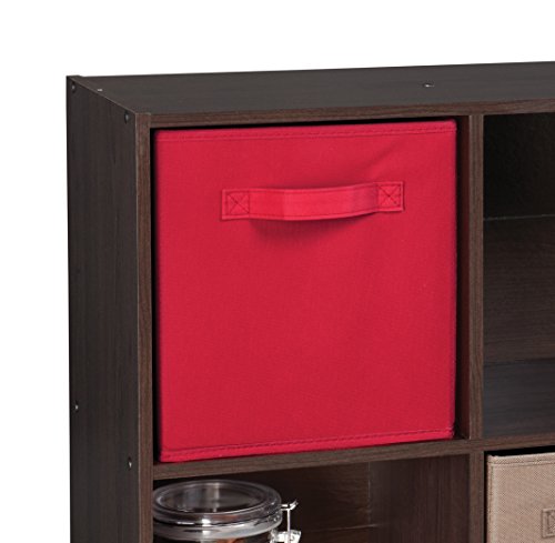 ClosetMaid 18656 Cubeicals Fabric Drawer, Red, 2-Pack - color: Red, size: 2-Pack, style: 2-Pack