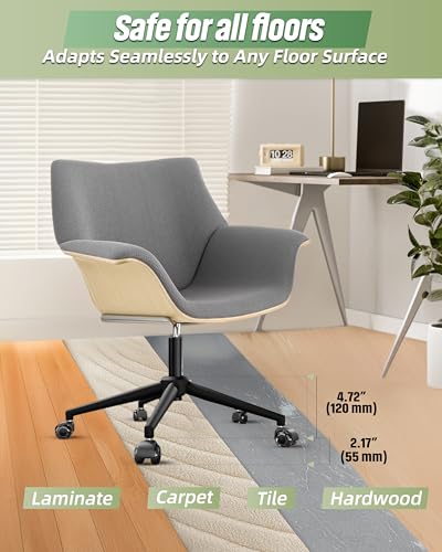 24''(60cm) Criss Cross Home Office Swivel Chair Base Replacement with Rubber Casters, Heavy Duty Desk Chair Reinforced Metal Leg, Universal Caster and Gas Cylinder Size, Matte Black - color: Style B-bundle