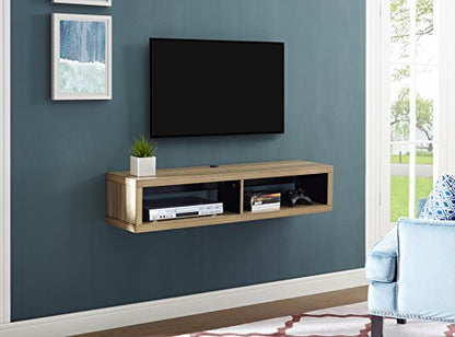 Martin Furniture Floating TV Console, 48", Burba Bank - color: Burba Bank, size: 48"