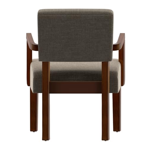 Accent Chair, Living Room Chairs Oversized with Soft Seat | Armchair with Solid Wood Frame, Comfy Reading Chair for Bedroom, Waiting Room, Home Office, Easy Assembly - color: Brown, size: Chair