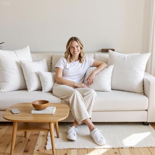 MIULEE 16x24 Inch Throw Pillow Insert for Couch Sofa Bed | Premium Virgin Filling, Soft Brushed Fabric, Rectangle Decorative Pillow, Lumbar Back and Neck Support - size: 16x24 Inch