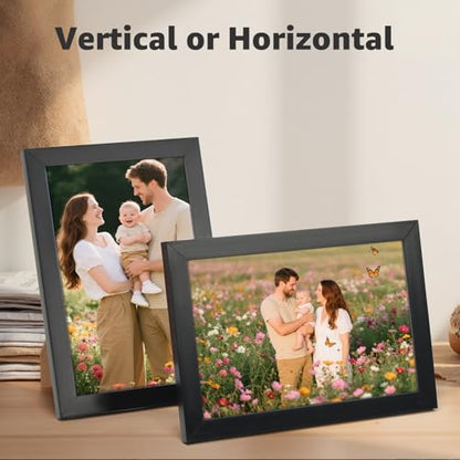 Giftgarden 4x6 Picture Frame Black Set of 3, Thin Photo Frames 4 by 6 for Wall and Tabletop Display - color: Black*3, size: 4x6